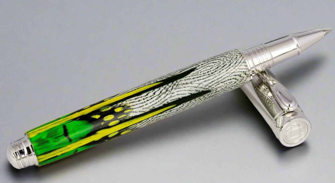 Limited Edition Com Rollerball Postable Fantastic Feathers Pens