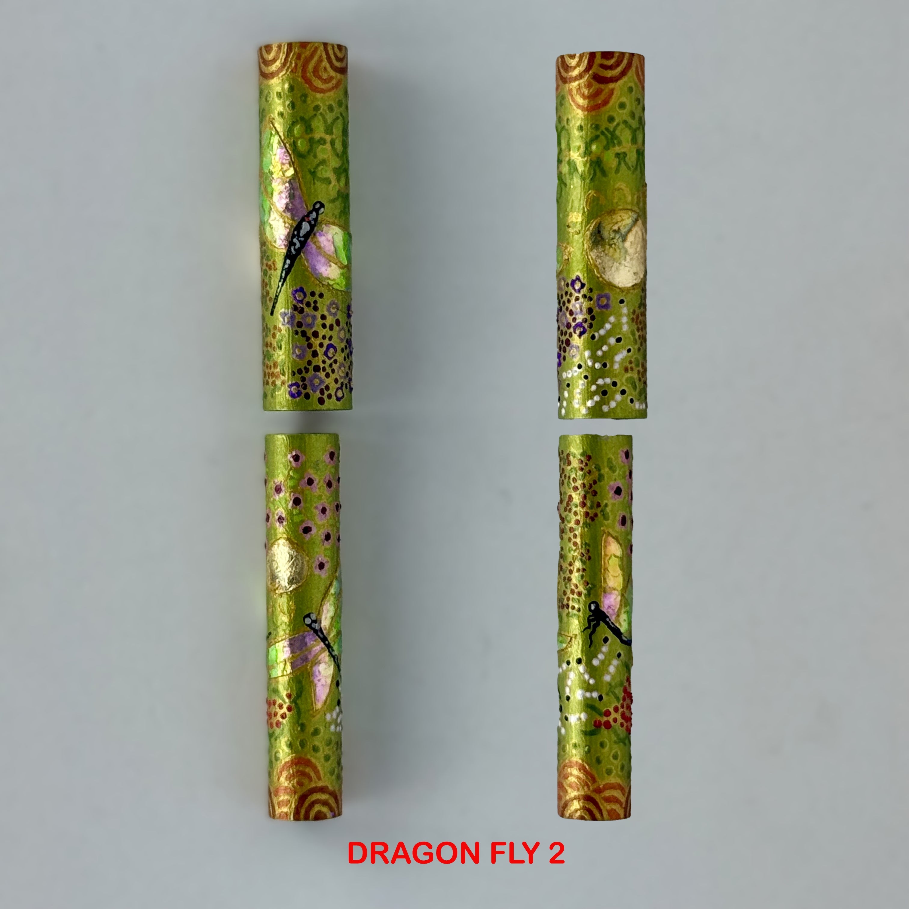 Jr Statesman II Postable Rollerball Pen with Hand painted Aboriginal Art