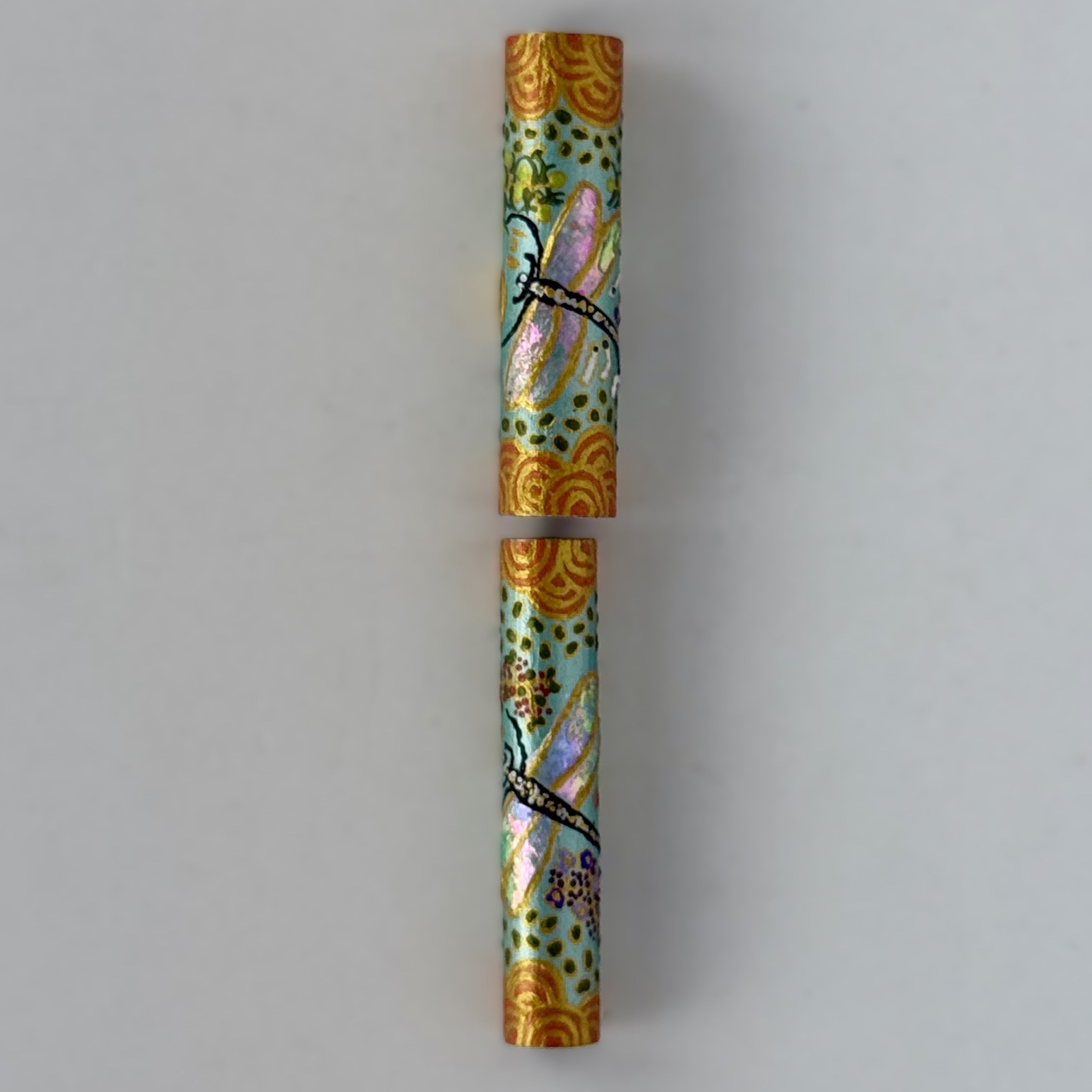 Jr Statesman II Postable Rollerball Pen with Hand painted Aboriginal Art