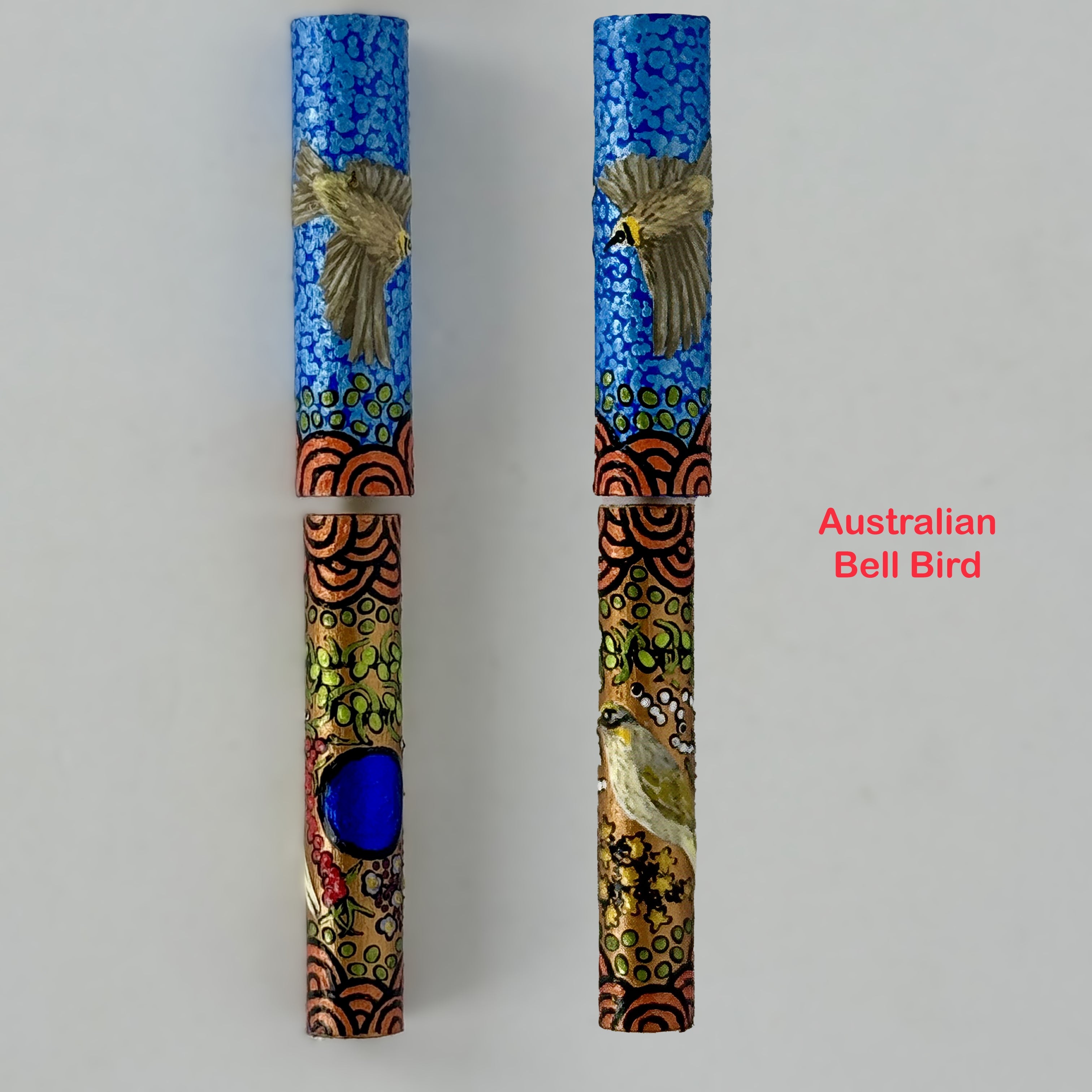 Jr Statesman II Postable Rollerball Pen with Hand painted Aboriginal Art