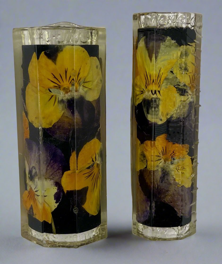 Limited Edition Majestic Rollerball Pansies Flower Pens