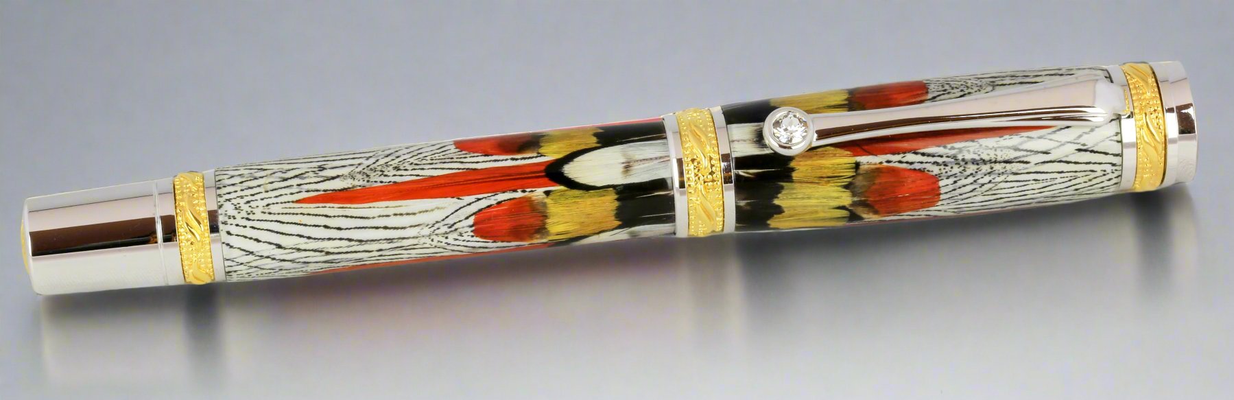 Limited Edition Majestic Fountain Fantastic Feathers Pens