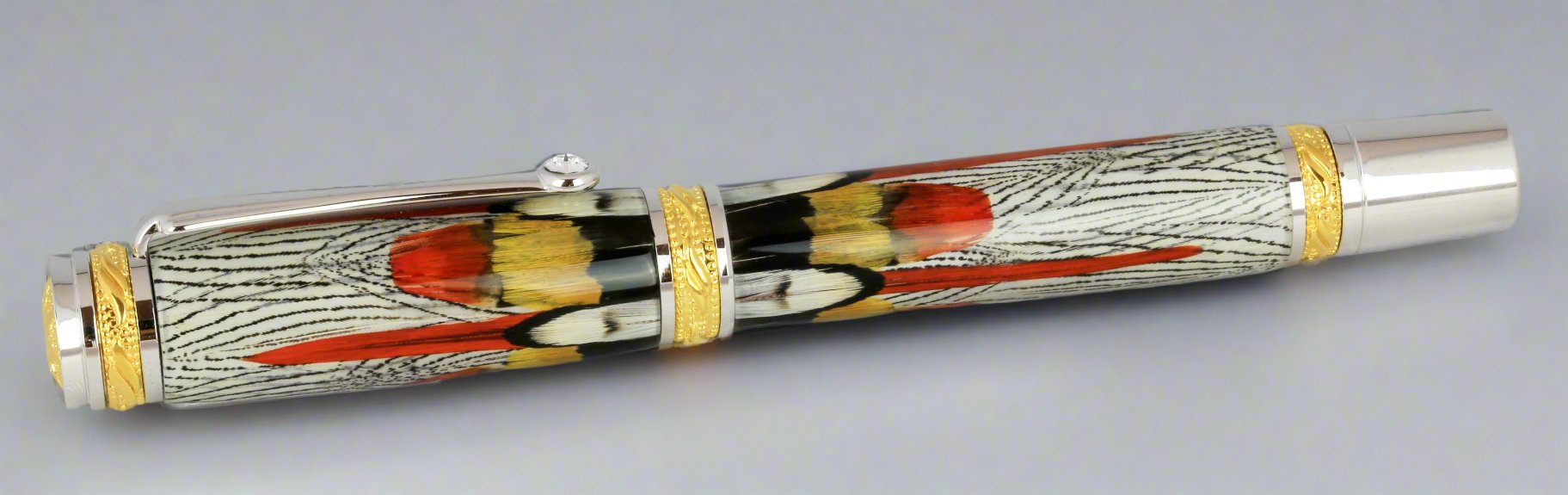 Limited Edition Majestic Fountain Fantastic Feathers Pens