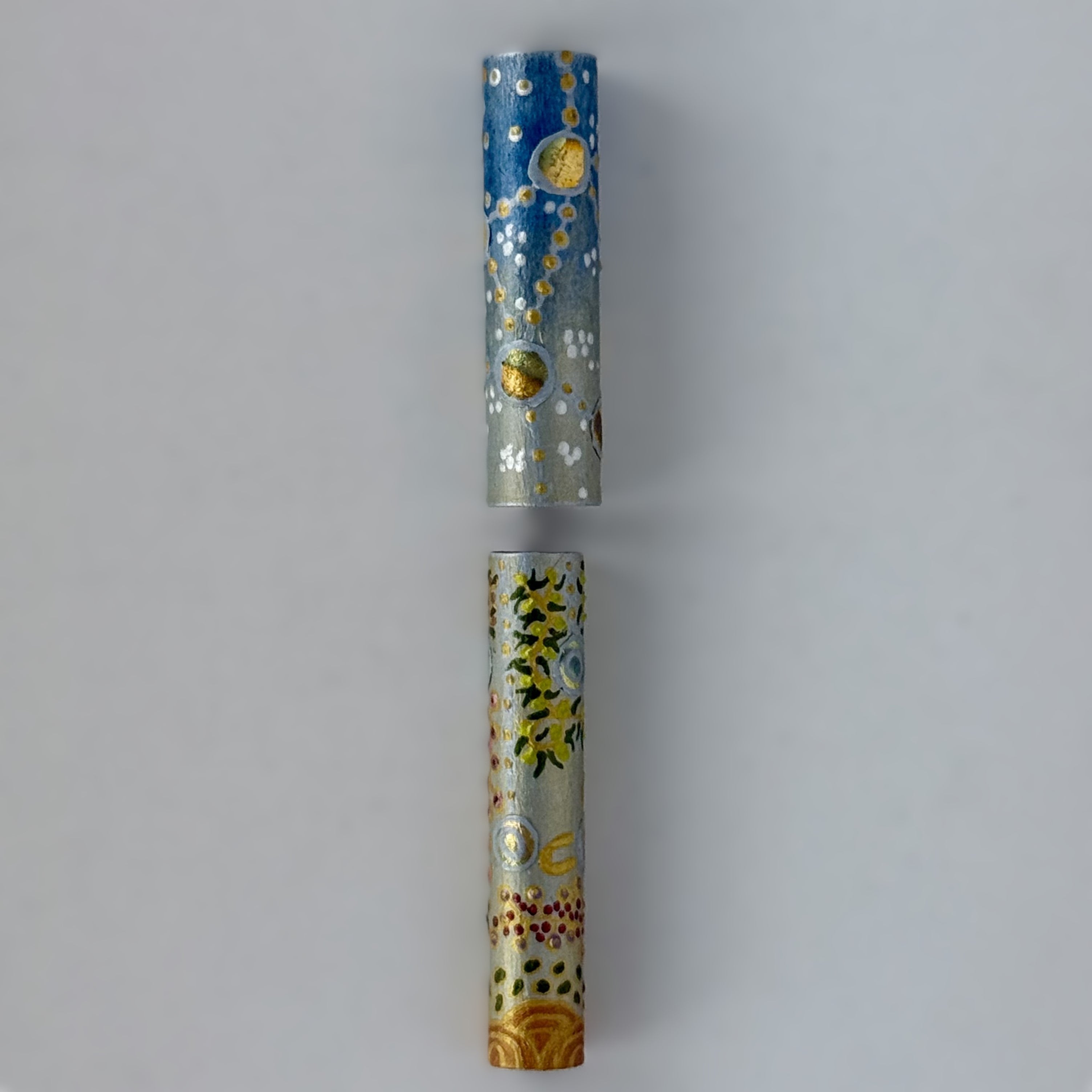 Jr Aaron Fountain Pen with Hand painted Aboriginal Art