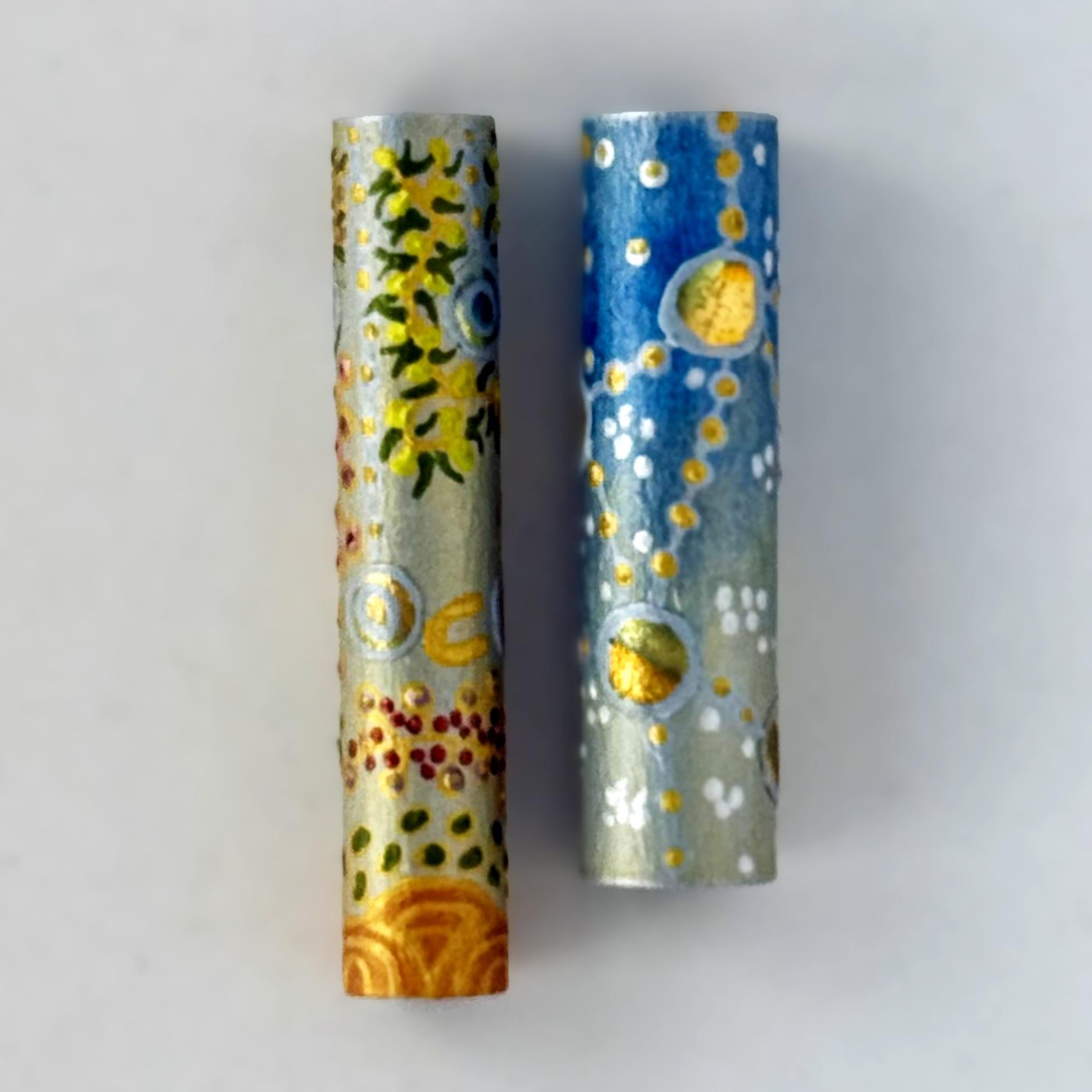 Jr Aaron Fountain Pen with Hand painted Aboriginal Art