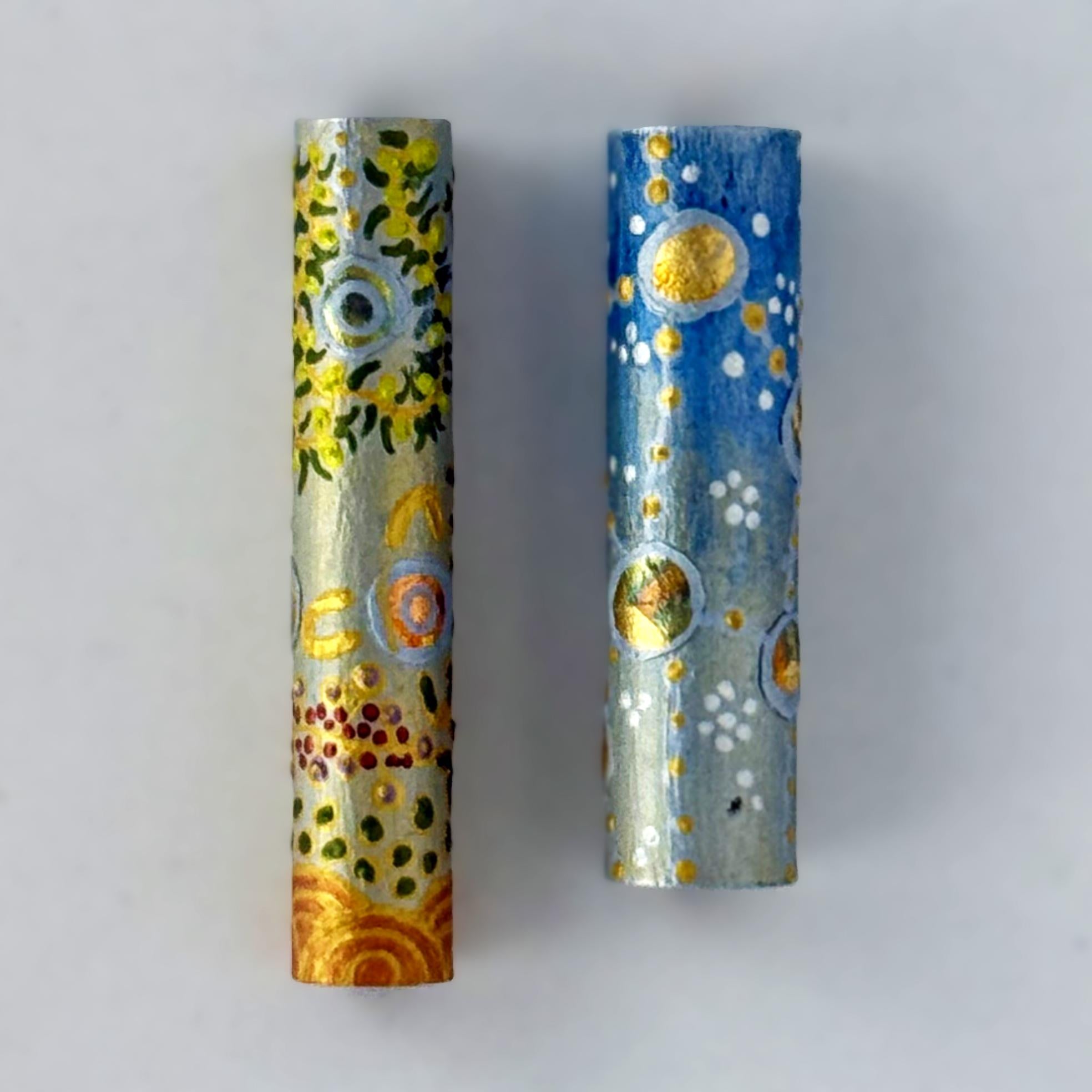 Jr Aaron Fountain Pen with Hand painted Aboriginal Art