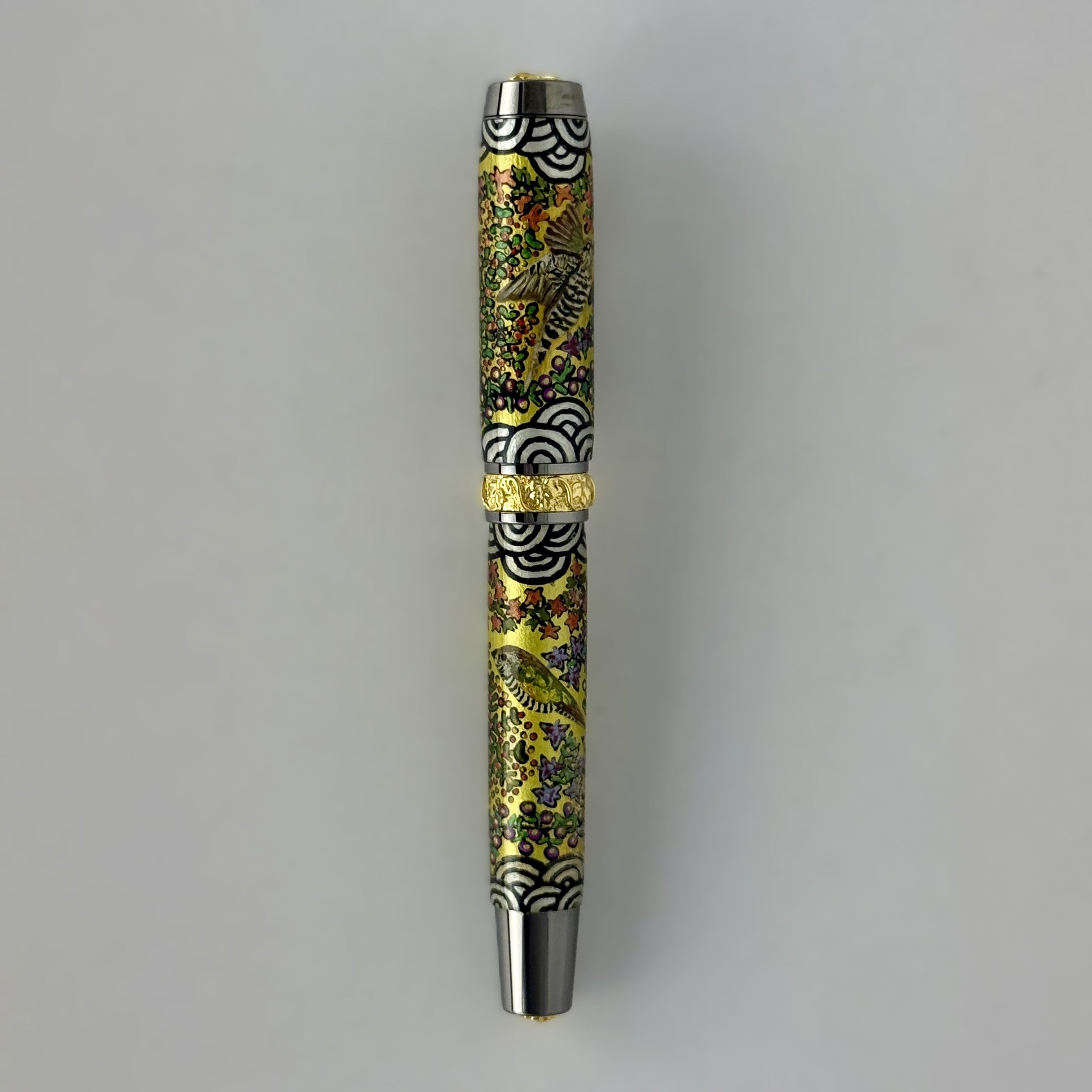 Jr Aaron Fountain Pen with Hand painted Aboriginal Art