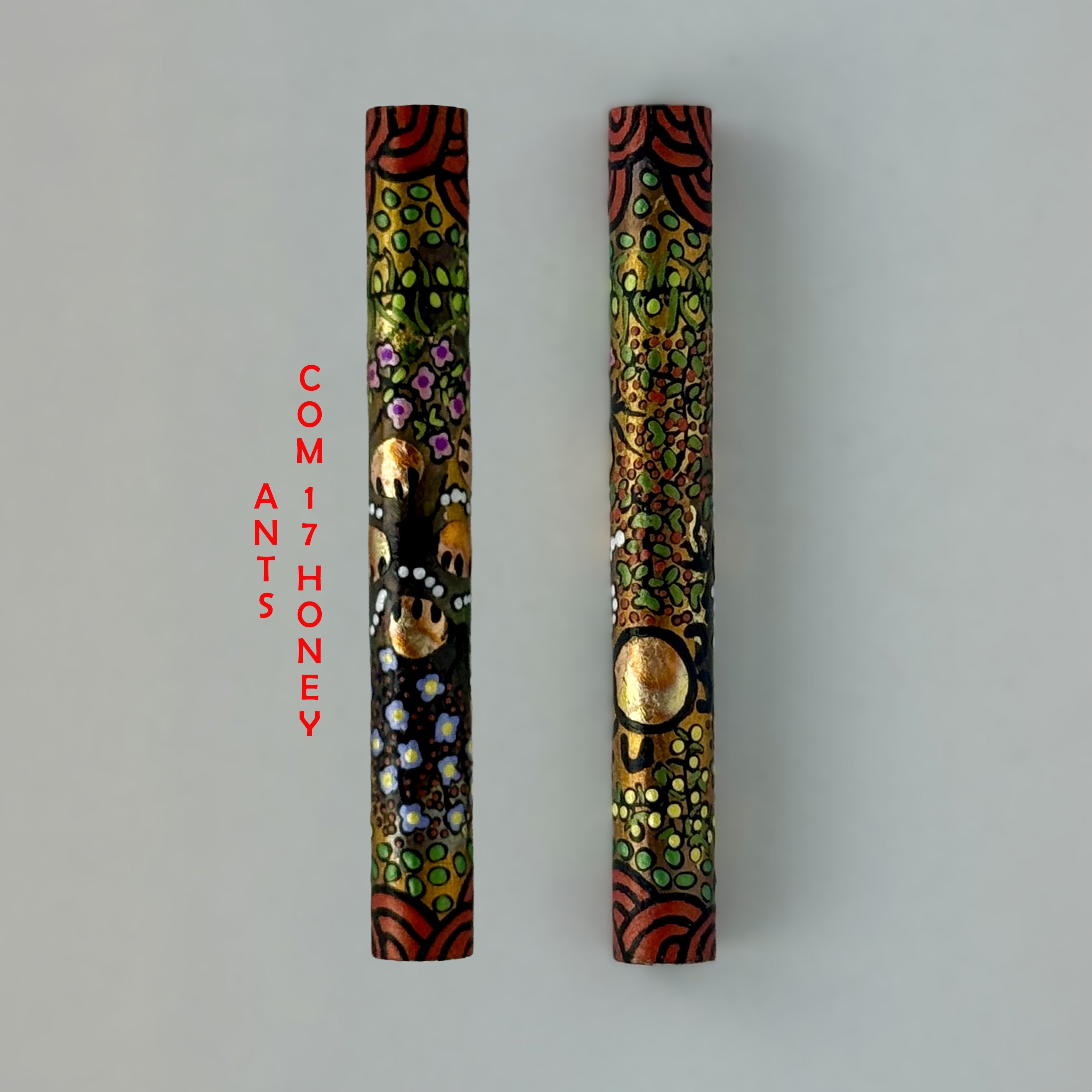 Com Rollerball Postable Aboriginal Art Pens