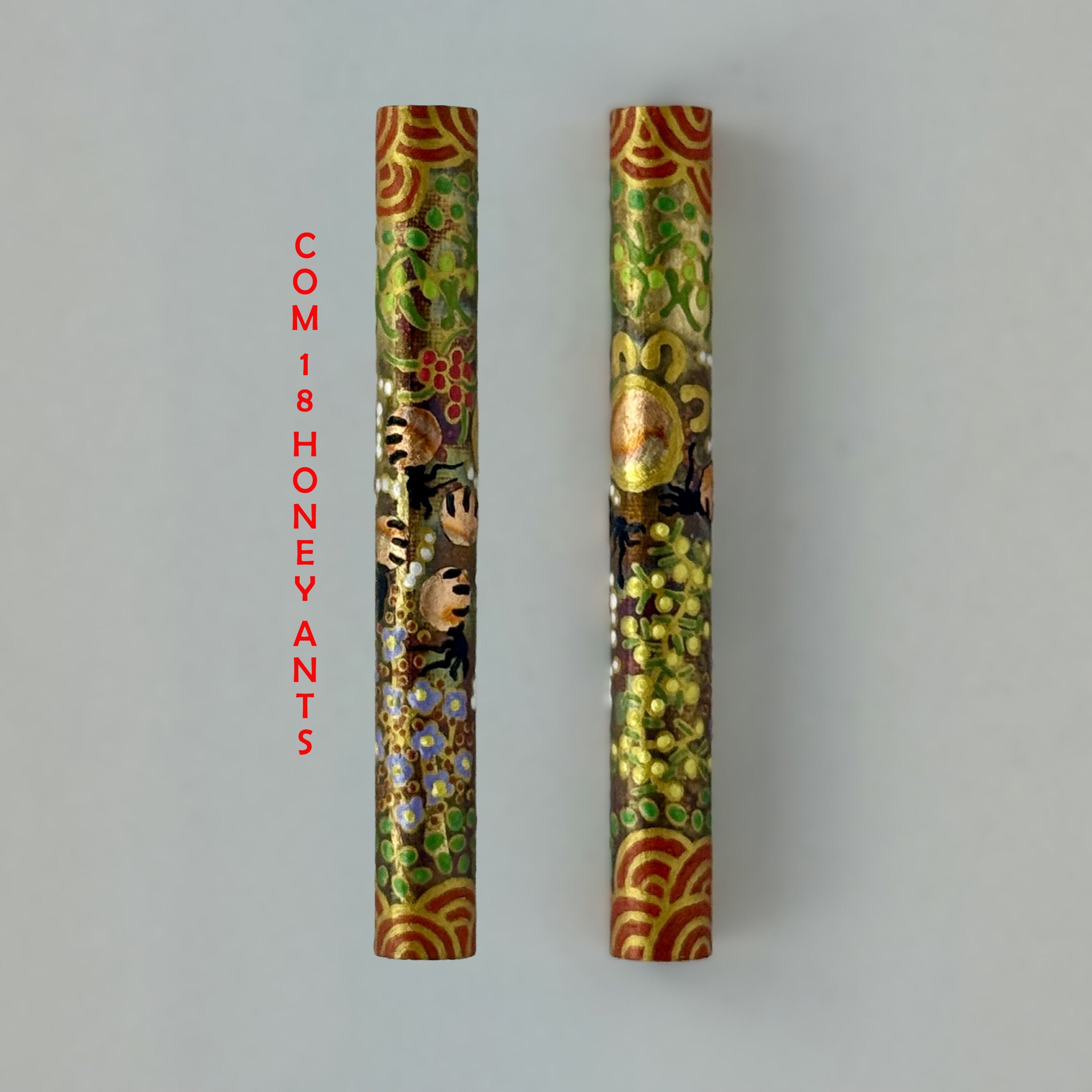 Com Rollerball Postable Aboriginal Art Pens