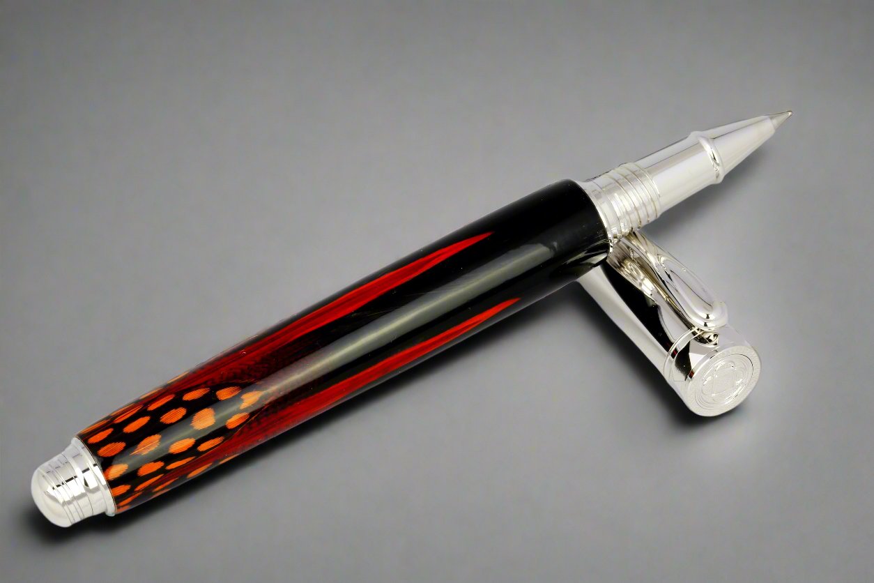 Limited Edition Com Rollerball Postable Fantastic Feathers Pens