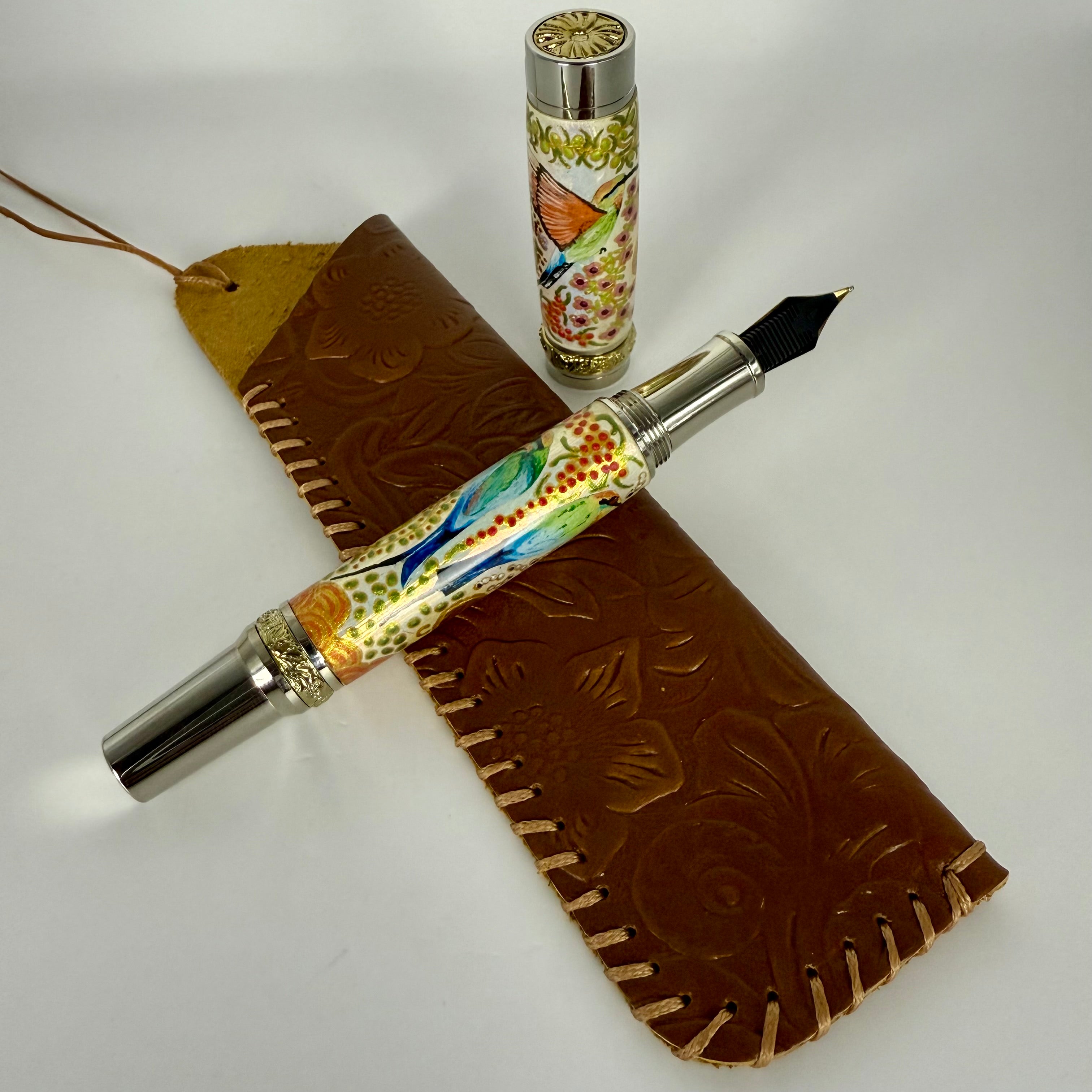 RH Aboriginal Hand painted Art Fountain Pens