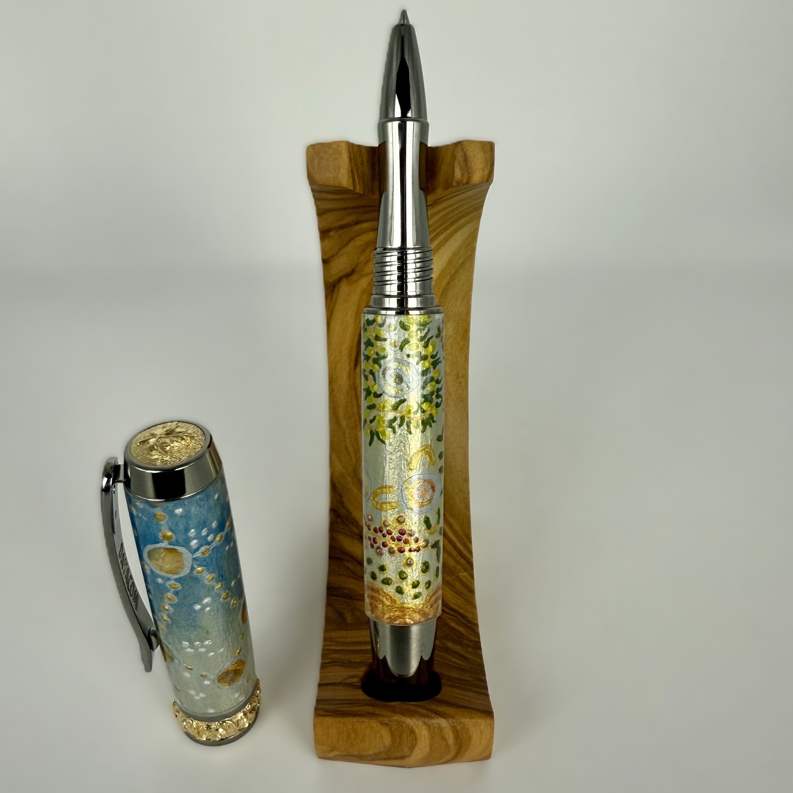 Jr Aaron Rollerball Pen with Hand painted Aboriginal Art