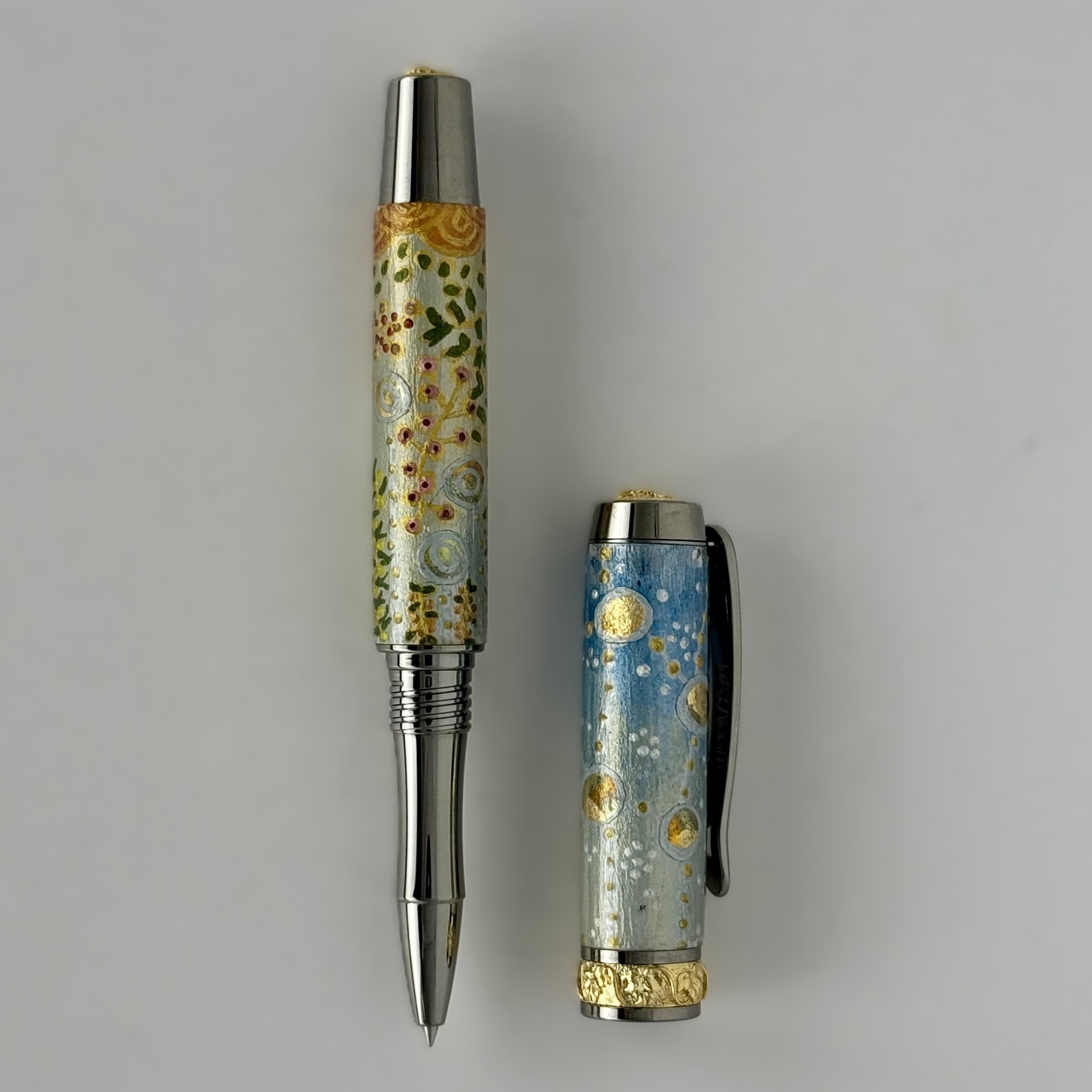 Jr Aaron Rollerball Pen with Hand painted Aboriginal Art