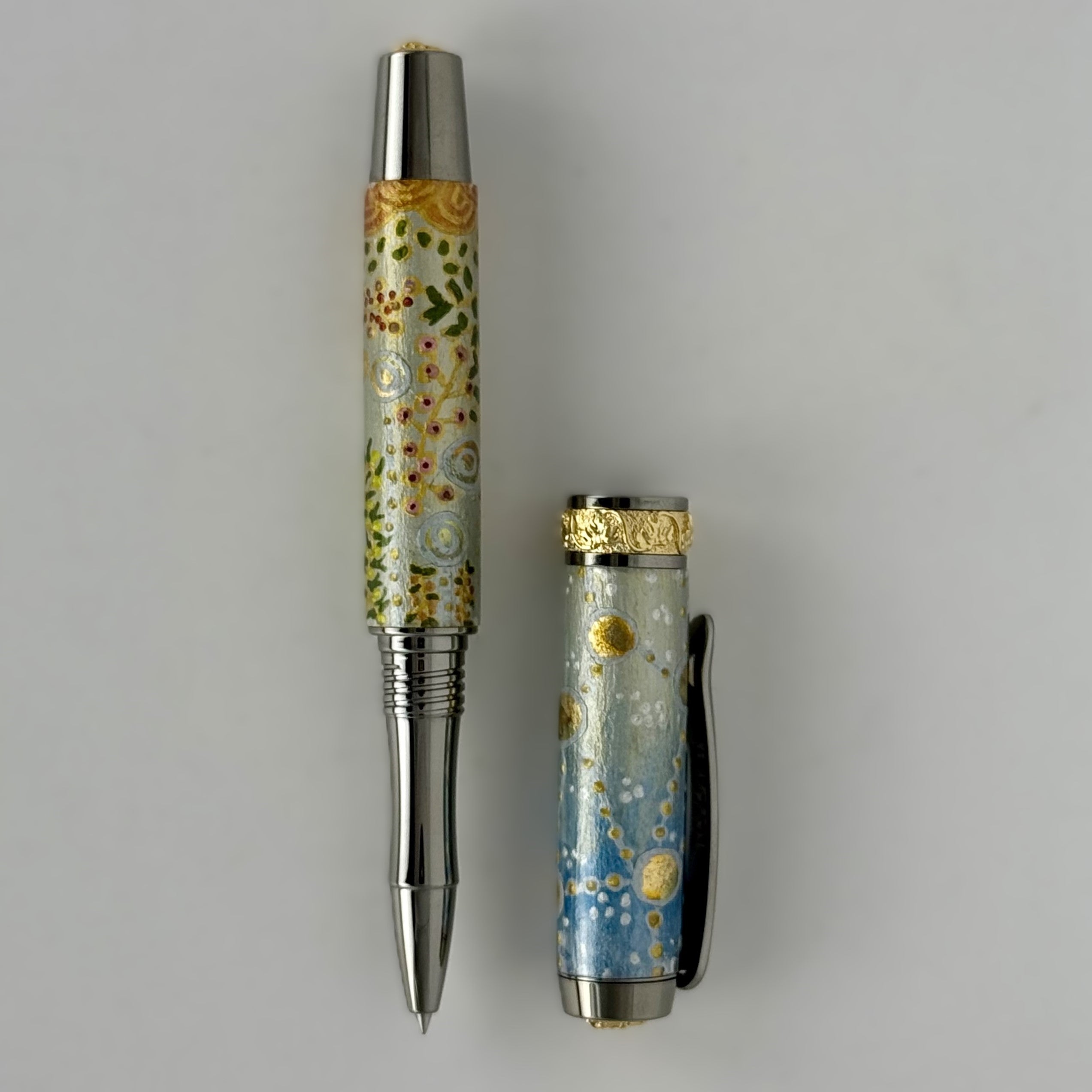 Jr Aaron Rollerball Pen with Hand painted Aboriginal Art