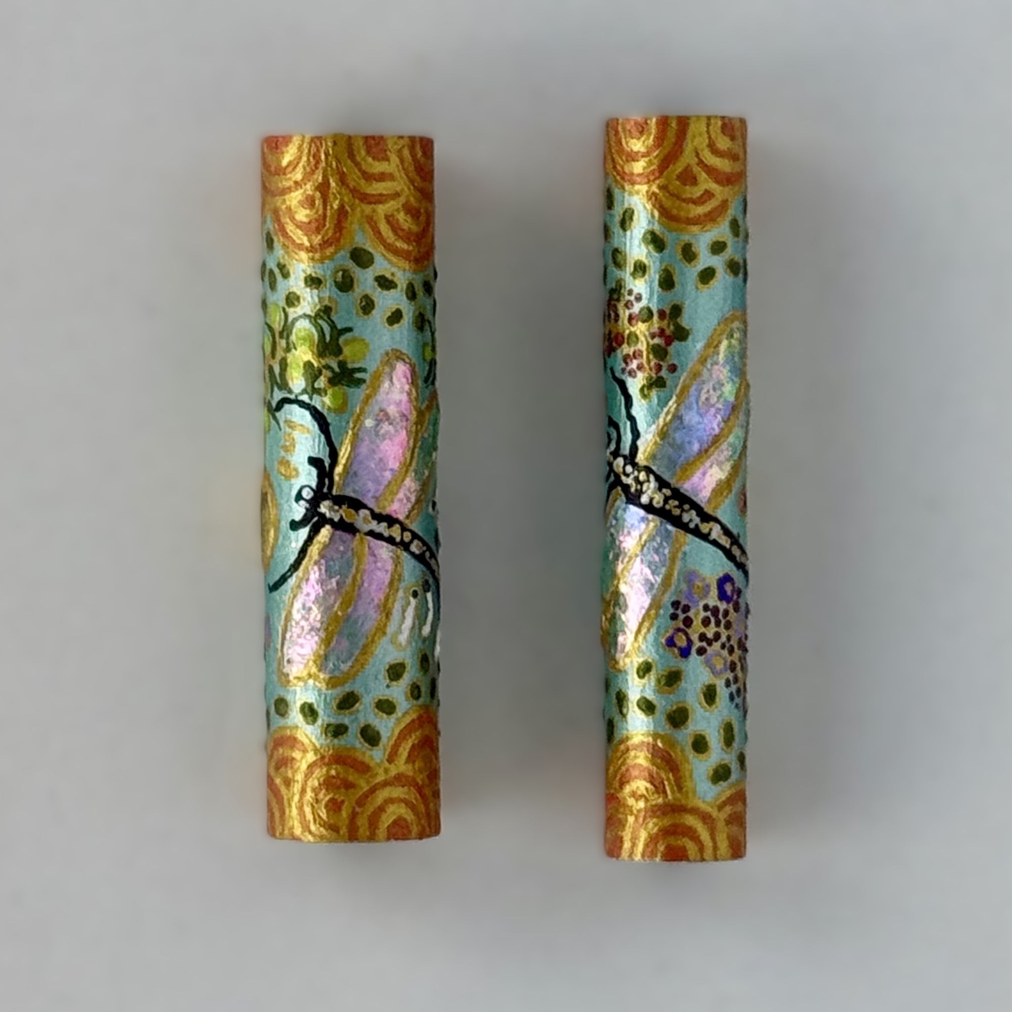 Jr Statesman II Postable Rollerball Pen with Hand painted Aboriginal Art