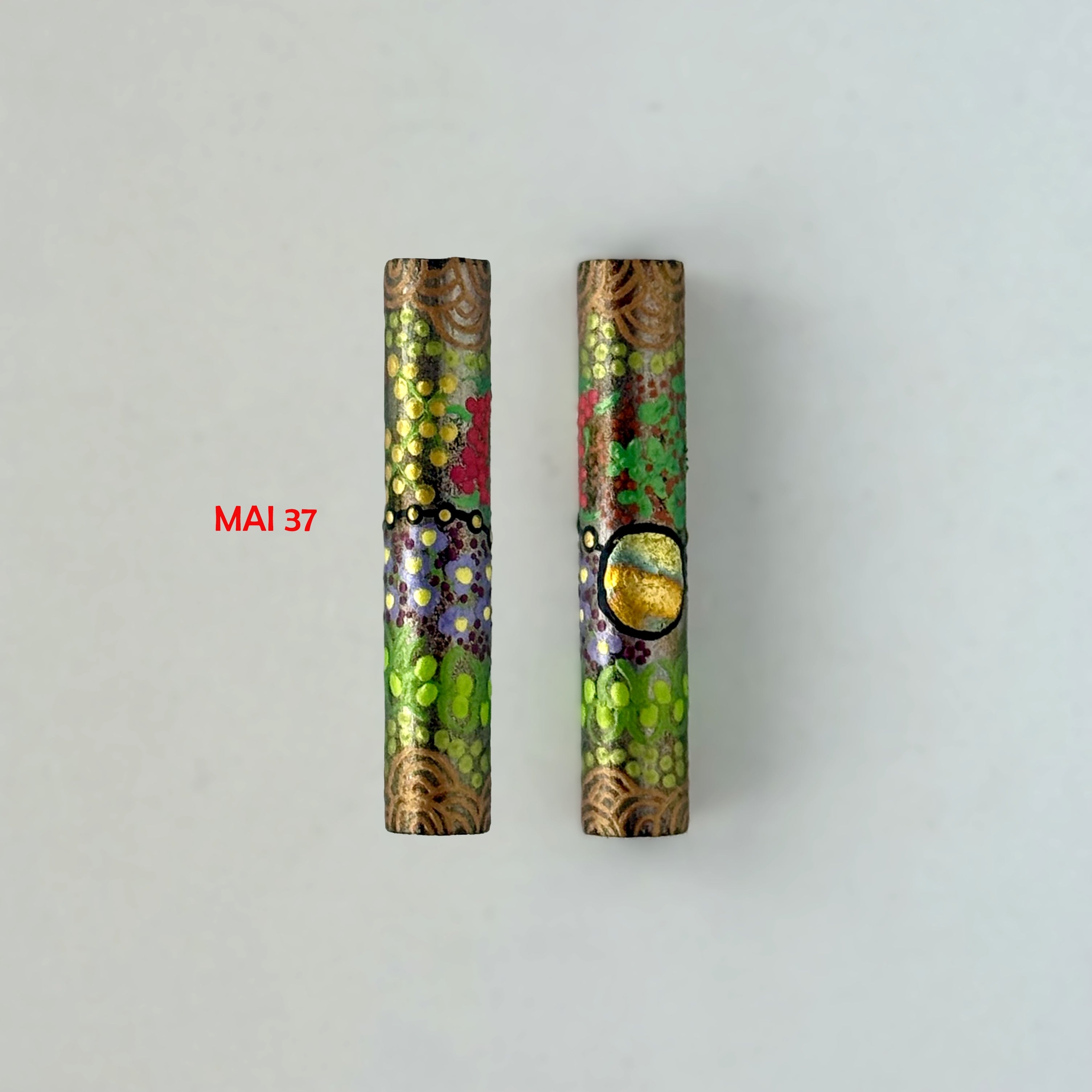 Executive Sierra Australiana Ball point Hand painted Aboriginal Art Pen with Kangaroo band