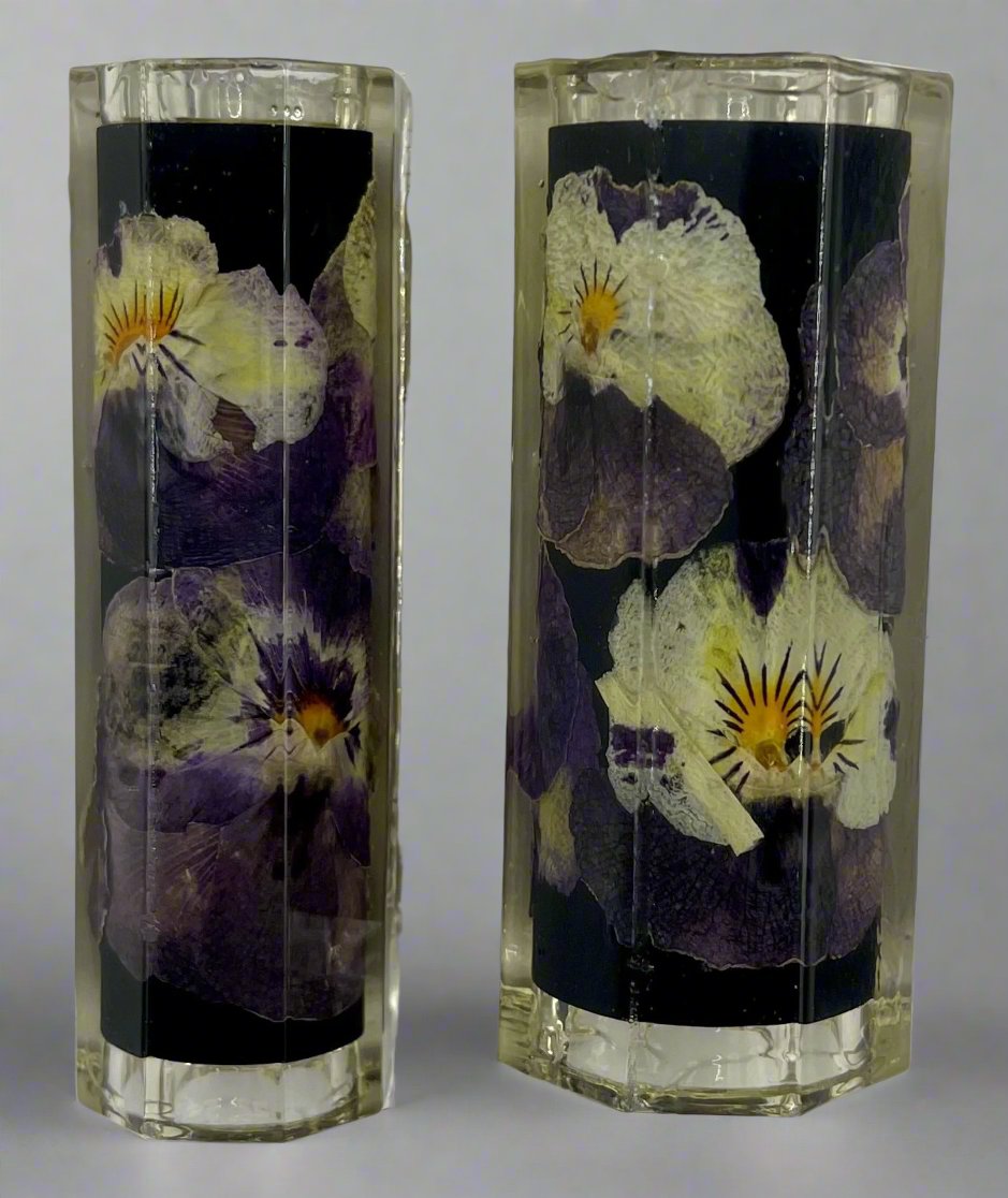 Limited Edition Majestic Rollerball Pansies Flower Pens