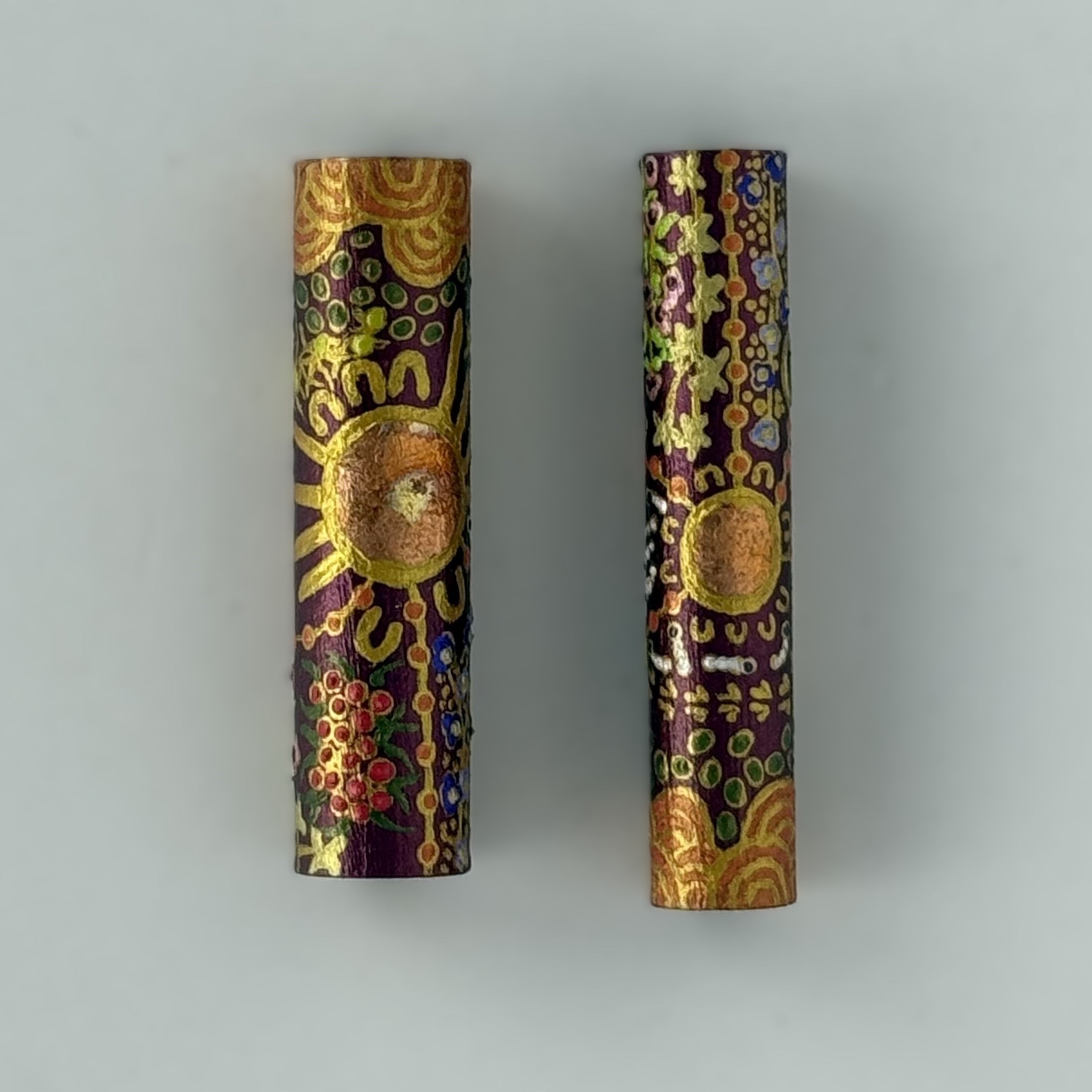 Jr Statesman II Postable Rollerball Pen with Hand painted Aboriginal Art