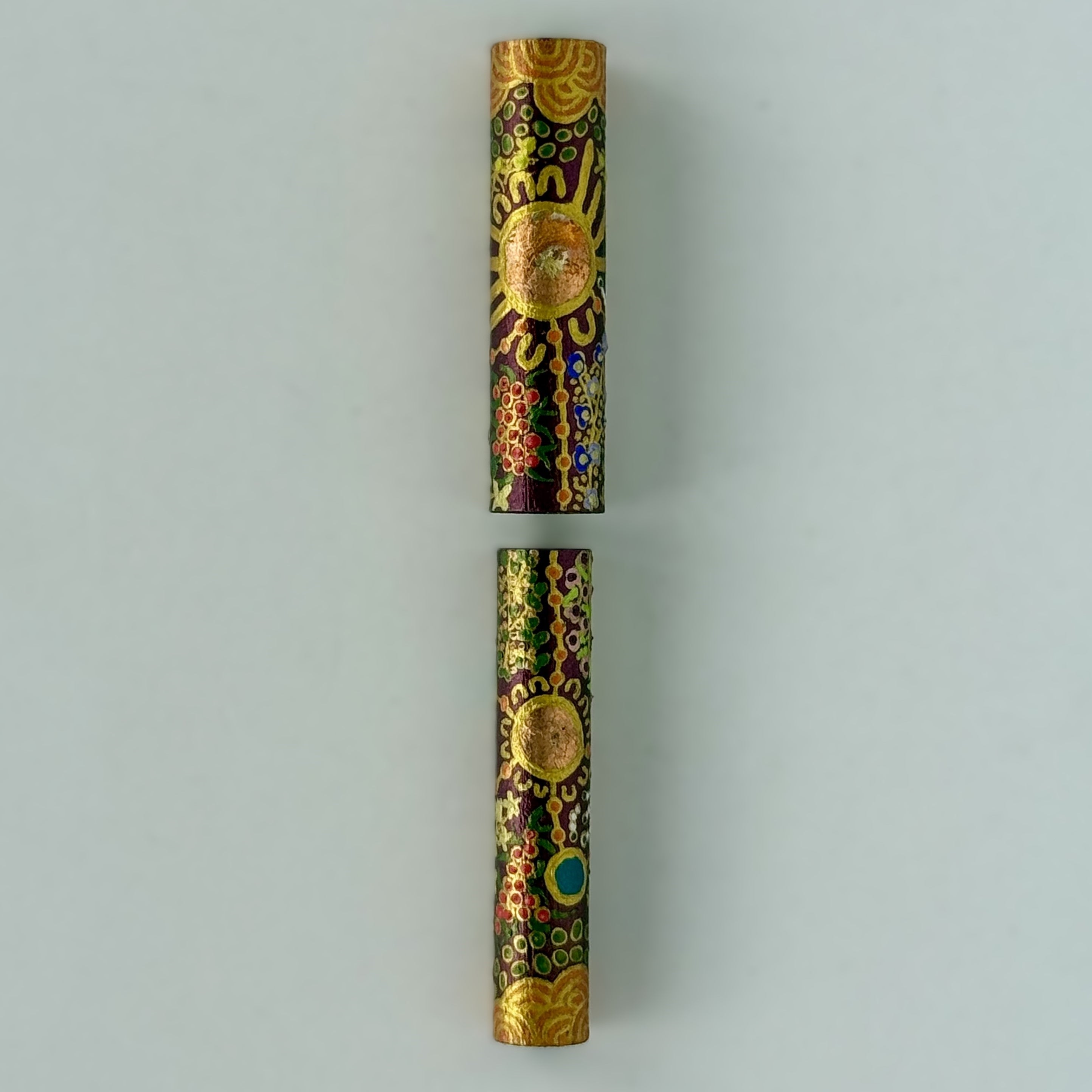 Jr Statesman II Postable Rollerball Pen with Hand painted Aboriginal Art